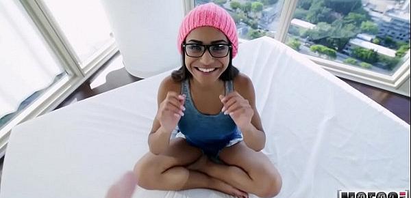  Petite Ebony Babe Gets Pounded video starring Nicole Bexley - Mofos.com